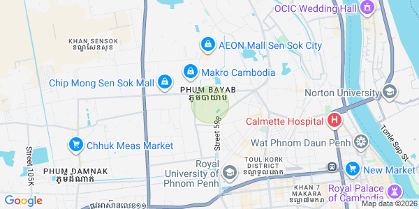 新金边, 森速区, 金边地图