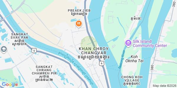 Map of Preaek Lieb, Chroy Changvar, Phnom Penh