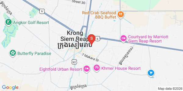 แผนที่ สวายดังกุม, เสียมเรียบ
