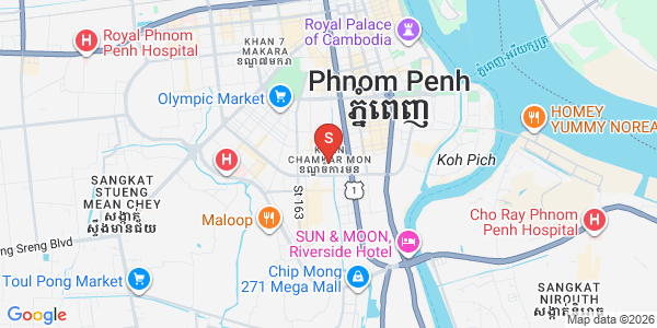 Map of 113, BKK 3, Boeng Keng Kang, Phnom Penh