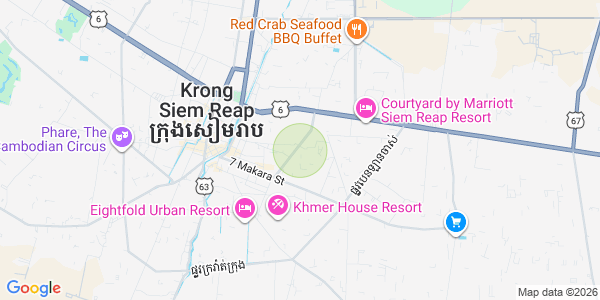 แผนที่ สวายดังกุม, เสียมเรียบ
