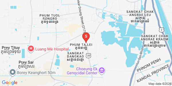 Carte de Spean Thma, Dangkao, Phnom Penh