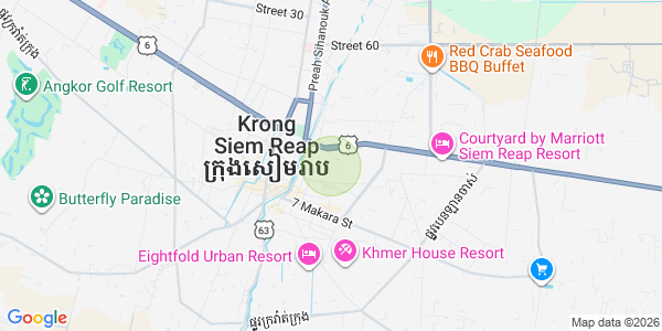 แผนที่ สลากอมเริก, เสียมเรียบ
