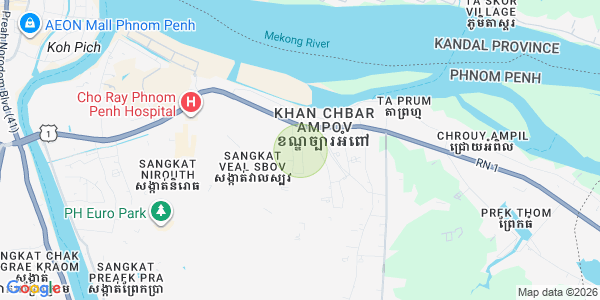 แผนที่ เวียลสโบว, จบาร์อำเปา, พนมเปญ