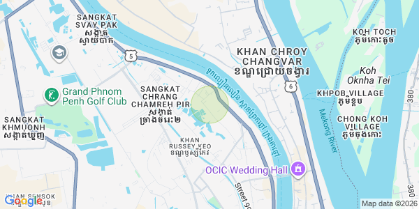 Mapa: Kilomaetr Lekh Prammuoy, Russey Keo, Phnom Penh