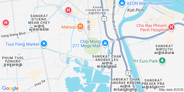 Map of Boeung Tumpun, Meanchey, Phnom Penh