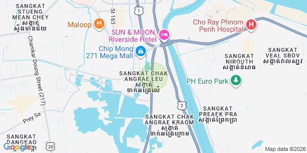 长夏上社分区, 棉芷区, 金边地图