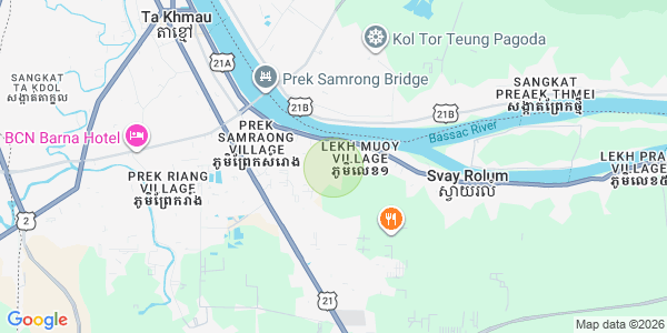 Carte de Ta Khmao, Ta Khmau, Kandal