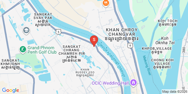 Carte de Chrang Chamres 2, Russey Keo, Phnom Penh