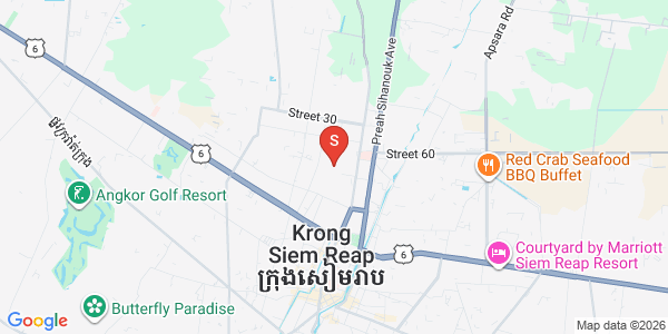 Map of Sala Kamraeuk, Siem Reap