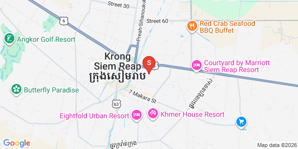 Map of Sala Kamraeuk, Siem Reap