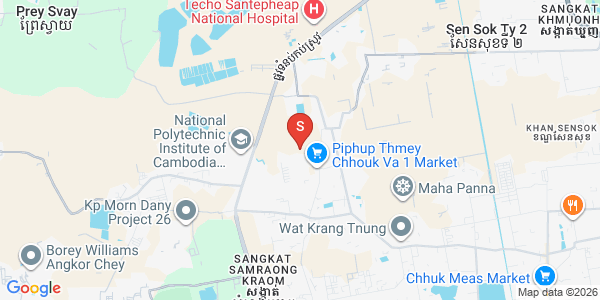 Carte de Kouk Roka, Prek Pnov, Phnom Penh