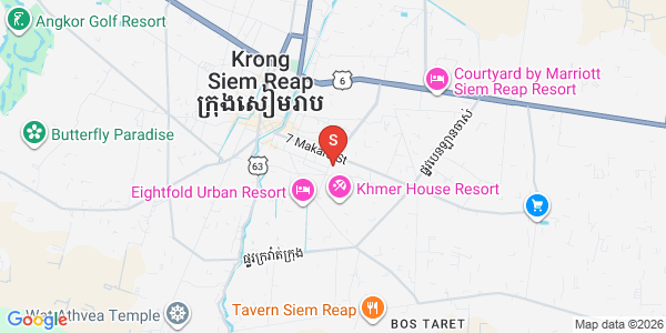 Map of Sala Kamraeuk, Siem Reap