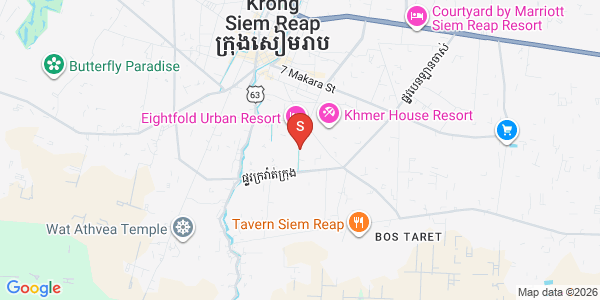 ផែនទី សាលាកំរើក, សៀមរាប