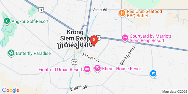 Mapa: Sala Kamraeuk, Siem Reap