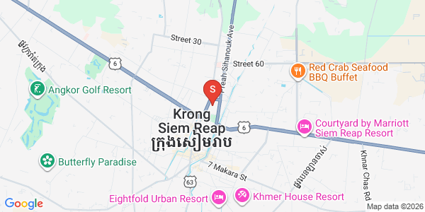 Mapa: Sla Kram, Siem Reap
