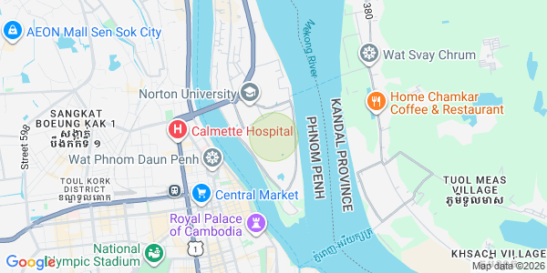 Mapa: Chroy Changvar, Phnom Penh