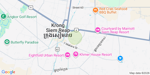 Svay Dangkum分区, 暹粒地图