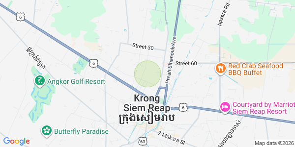 แผนที่ สวายดังกุม, เสียมเรียบ