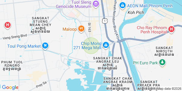 Mapa: Boeung Tumpun, Meanchey, Phnom Penh