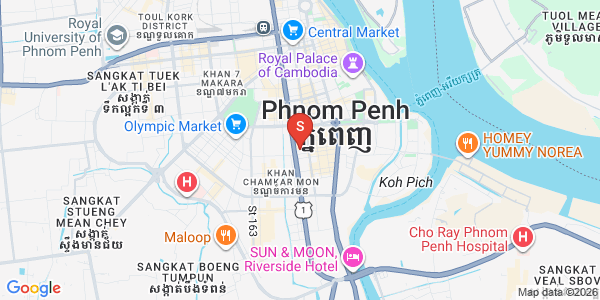 Map of 306, BKK 1, Boeng Keng Kang, Phnom Penh