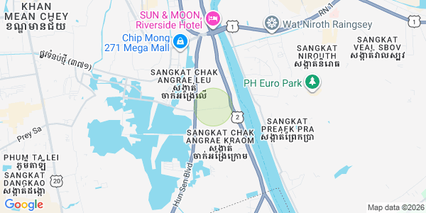Mapa: Chak Angrae Leu, Meanchey, Phnom Penh