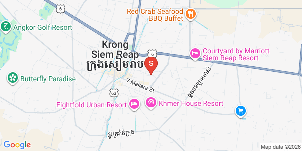 Mapa: Sala Kamraeuk, Siem Reap