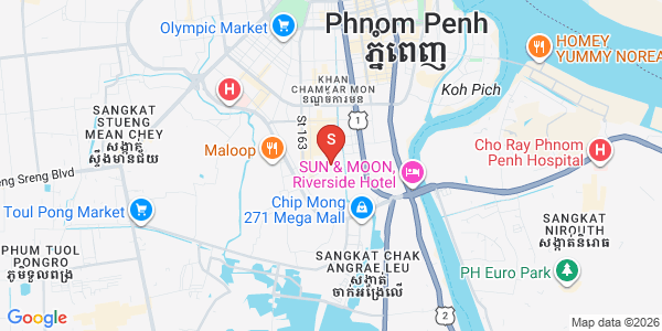 Mapa: Toul Tum Poung 2, Chamkarmon, Phnom Penh