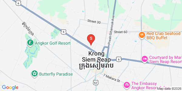 Svay Dangkum分区, 暹粒地图