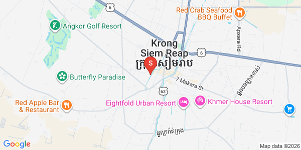 Mapa: Sala Kamraeuk, Siem Reap