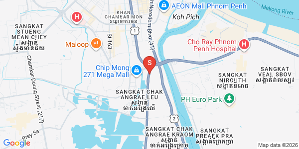 Mapa: Chak Angrae Leu, Meanchey, Phnom Penh
