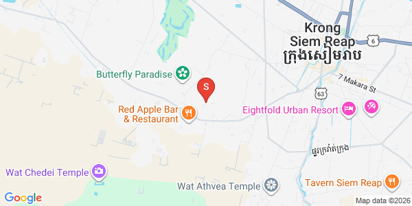 Map of Svay Dankum, Siem Reap