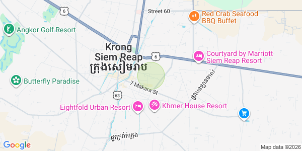 Map of Sala Kamraeuk, Siem Reap