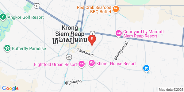 Mapa: Sala Kamraeuk, Siem Reap