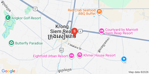 Mapa: Sala Kamraeuk, Siem Reap