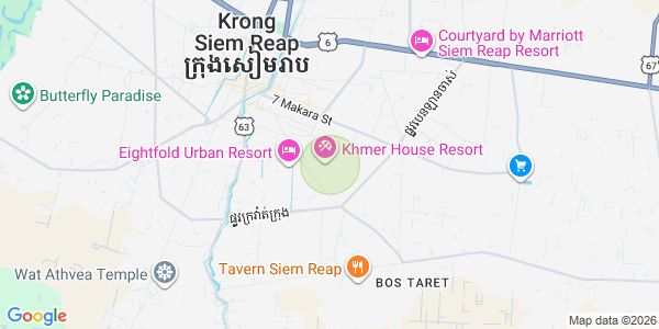 Map of Sala Kamraeuk, Siem Reap