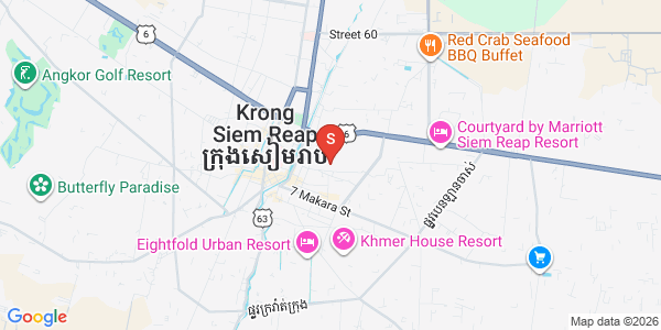 Svay Dangkum分区, 暹粒地图