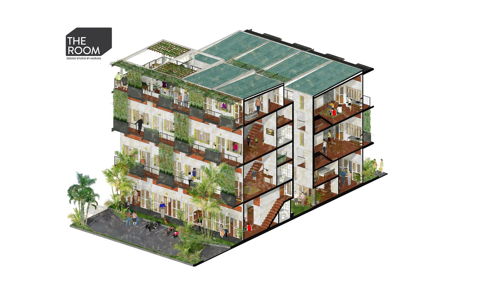 CITY FOR WOMEN” by The Room Design Studio Design proposal for Housing Design  Challenge 2018