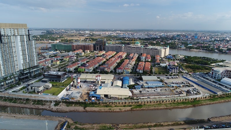 Borey homes in Phnom Penh