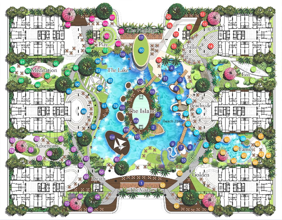 The Royal Garden layout