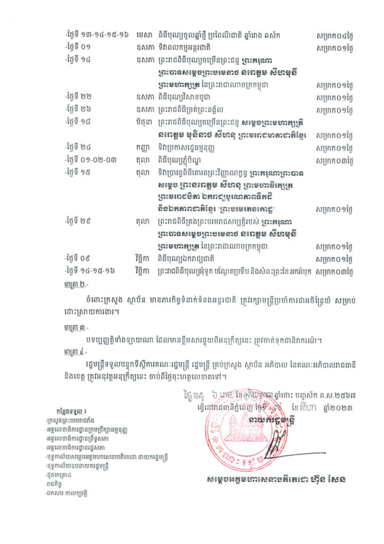 Cambodia S 2024 Public Holiday Calendar Announced   International Holidays 3  PGAeo4S 