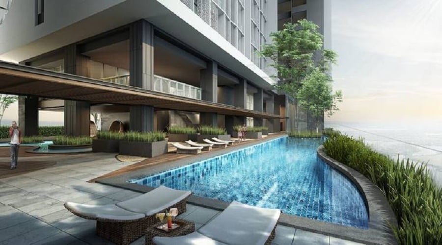 Pool in The Gateway project