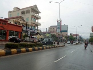 Road in Sihanoukville
