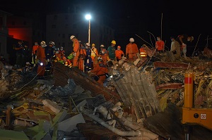Building collapse in Sihanoukville