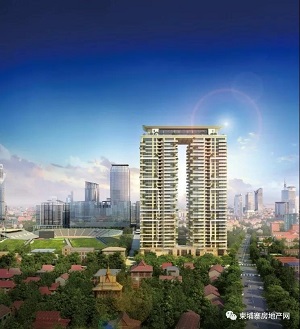 马卡拉区·国际奥体旁·领袖生活圈！金边第一豪宅sky villa即将交楼！