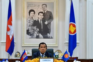 新里程碑！洪森总理视频参加疫情特别峰会！