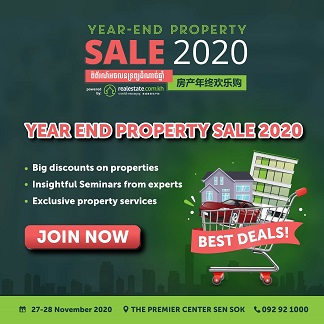 LESS THAN 1 MONTH AWAY! Year-End Property Sale 2020 is on Nov 27-28