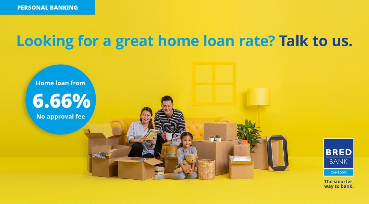BRED Bank Cambodia launches 6.66% home loan program