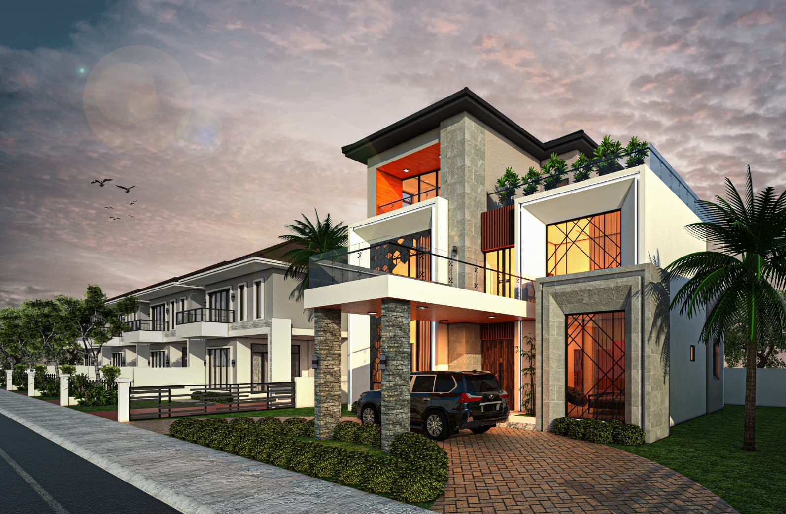 Oasis Villas, Borey Williams' flagship homes