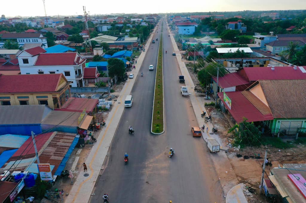 38-road project in Siem Reap now 84% complete